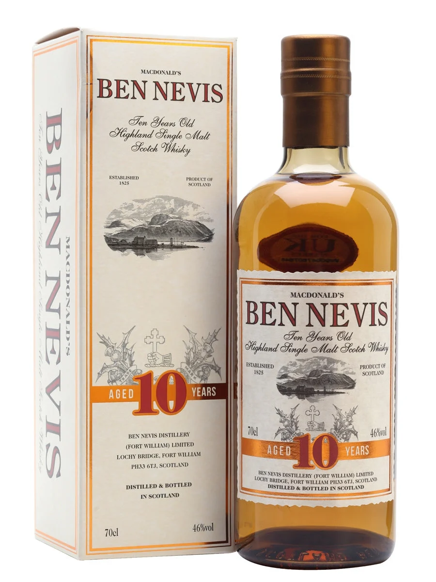Ben Nevis 10 Year Old Single Malt Scotch Whisky - Whiskey