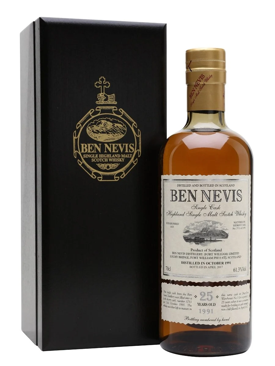 Ben Nevis 1991 25 Year Old Highland Single Malt Scotch Whisky | 700ML - Whiskey