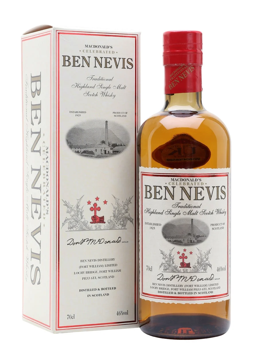 MacDonald's Traditional Ben Nevis Highland Single Malt Scotch Whisky | 700ML - Whiskey