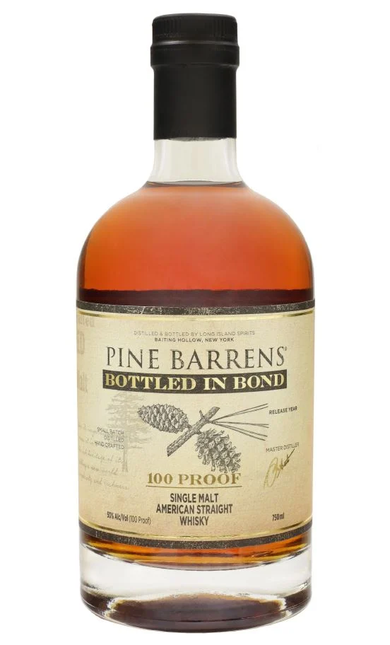 Pine Barrens 'Bottled In Bond' Single Malt American Whiskey - Whisky