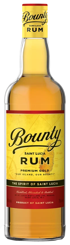 Bounty Premium Gold Rum Saint Lucia Rum