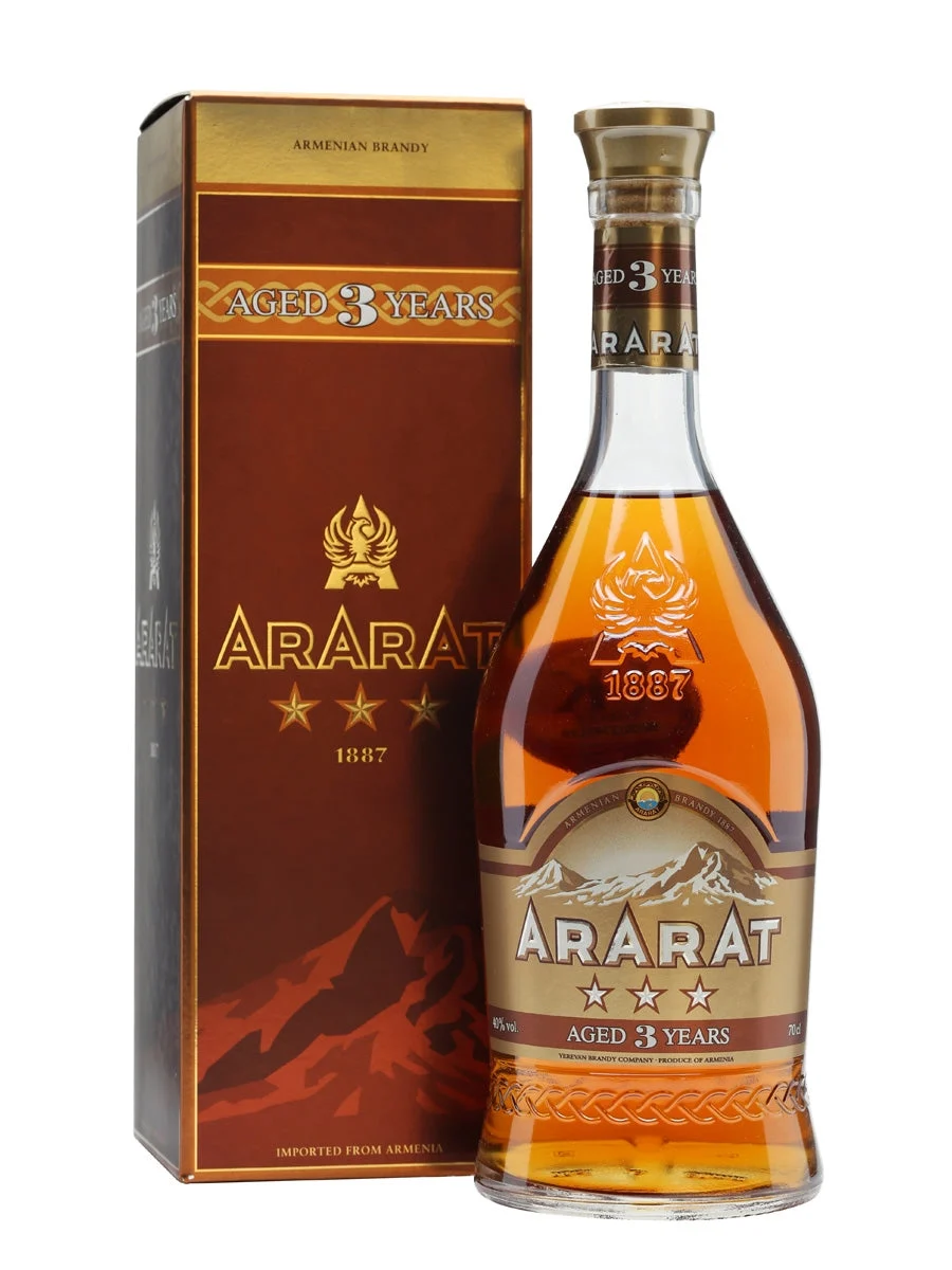 Ararat 3 Star 3 Year Old Armenian Brandy