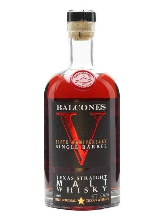 Balcones 5th Anniversary Rumble Cask Reserve Finish Signle Barrel Texas Straight Malt Whisky - Whiskey