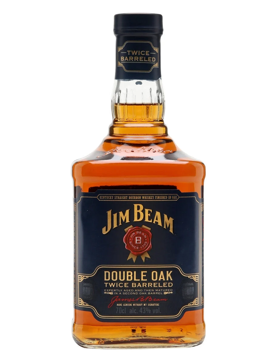 Whisky Bourbon puro Jim Beam Double Oak Kentucky | 700ML