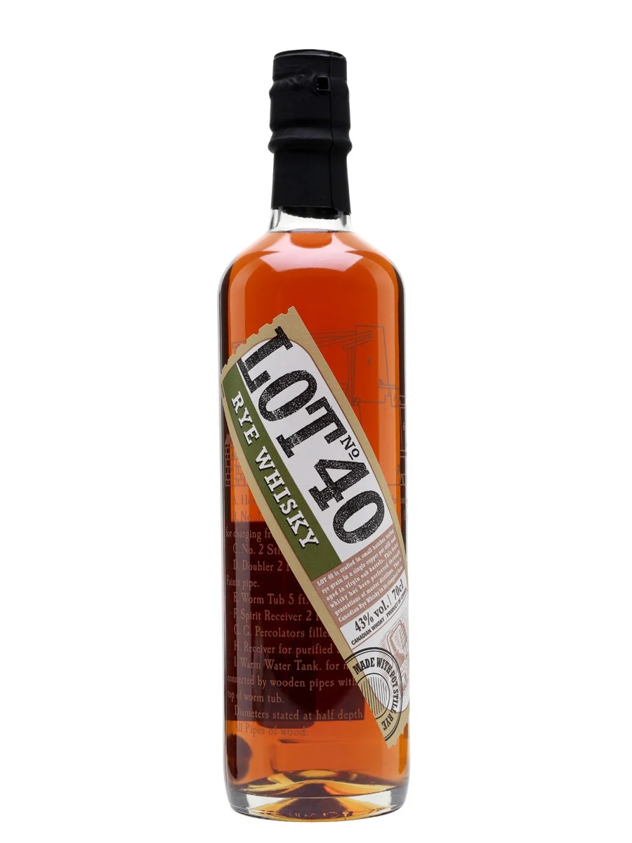 Lot 40 Canadian Rye Whisky | 700ML - Whiskey