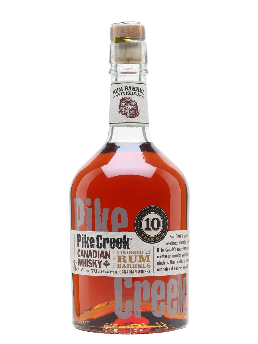 Pike Creek 10 Year Old Rum Finish Canadian Whisky | 700ML - Whiskey