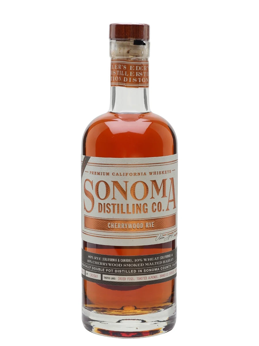 Sonoma Country Cherrywood Rye Whiskey