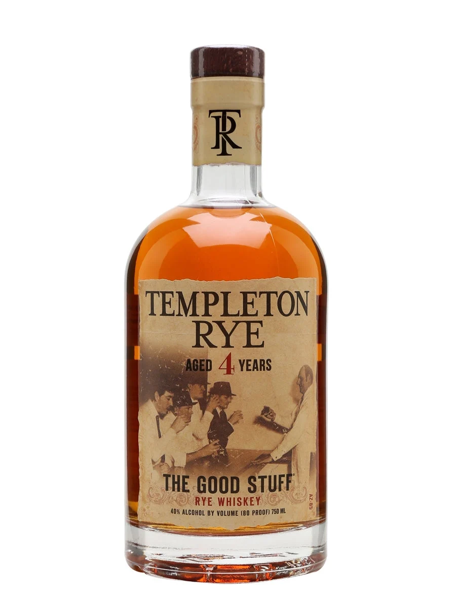 Templeton 4 Year Old The Good Stuff Rye Whiskey