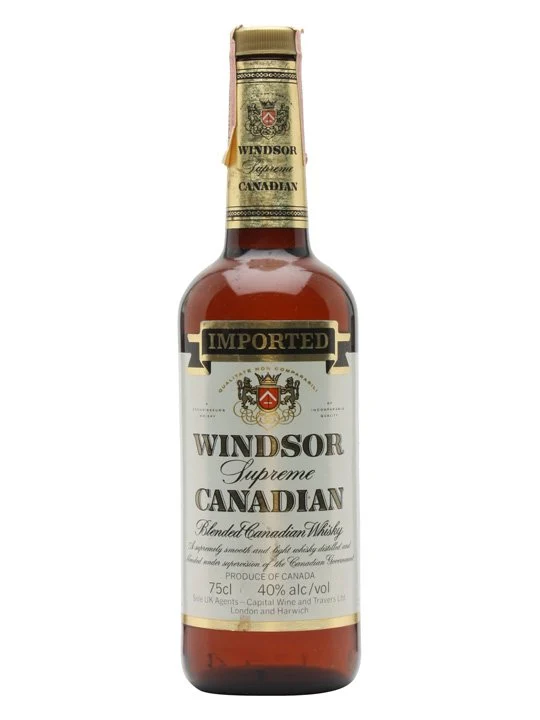 Windsor Canadian Supreme Blended Whisky - Whiskey