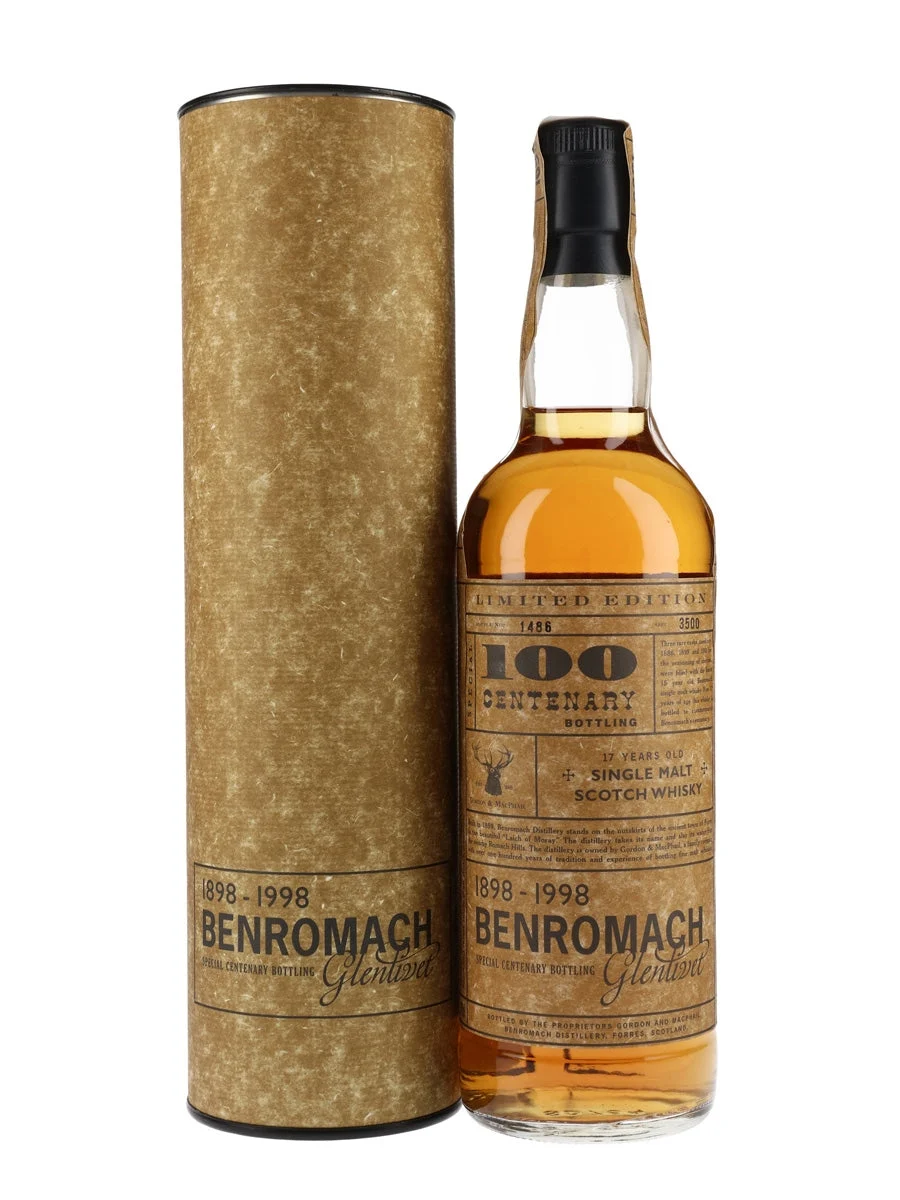 Benromach 17 años Centenary Bottling Whisky escocés de pura malta de Speyside | 700ML