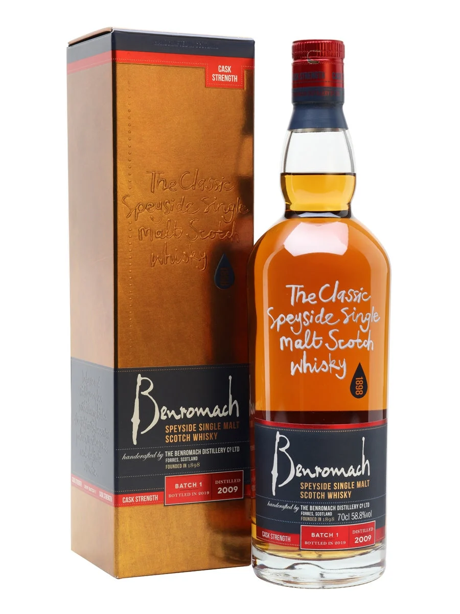 Benromach 2009 Cask Strength Batch 1 Speyside Single Malt Scotch Whisky | 700ML