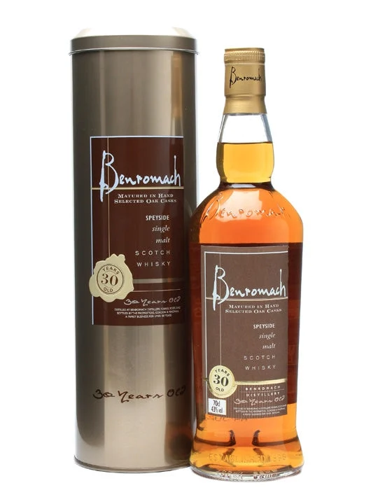 Benromach 30 Year Old Speyside Single Malt Scotch Whisky - Whiskey