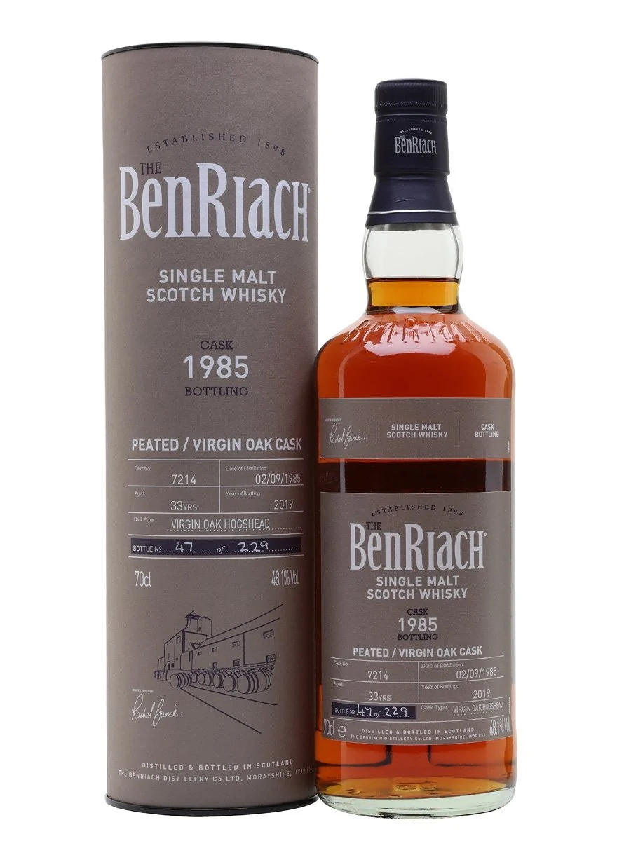Benriach 1985 33 Year Old Cask #7214 Batch 16 Speyside Single Malt Scotch Whisky | 700ML - Whiskey