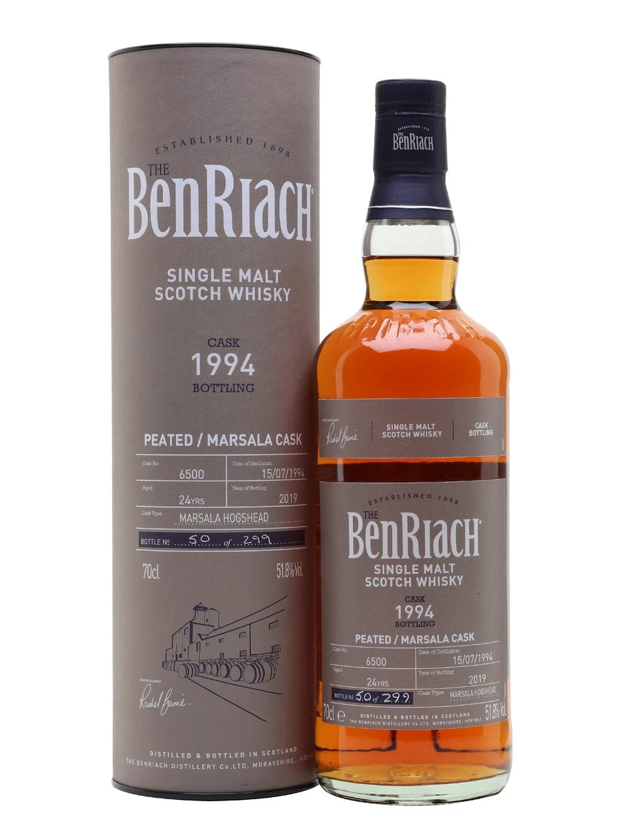Benriach 1994 24 Year Old Cask #6500 Batch 16 Speyside Single Malt Scotch Whisky | 700ML - Whiskey