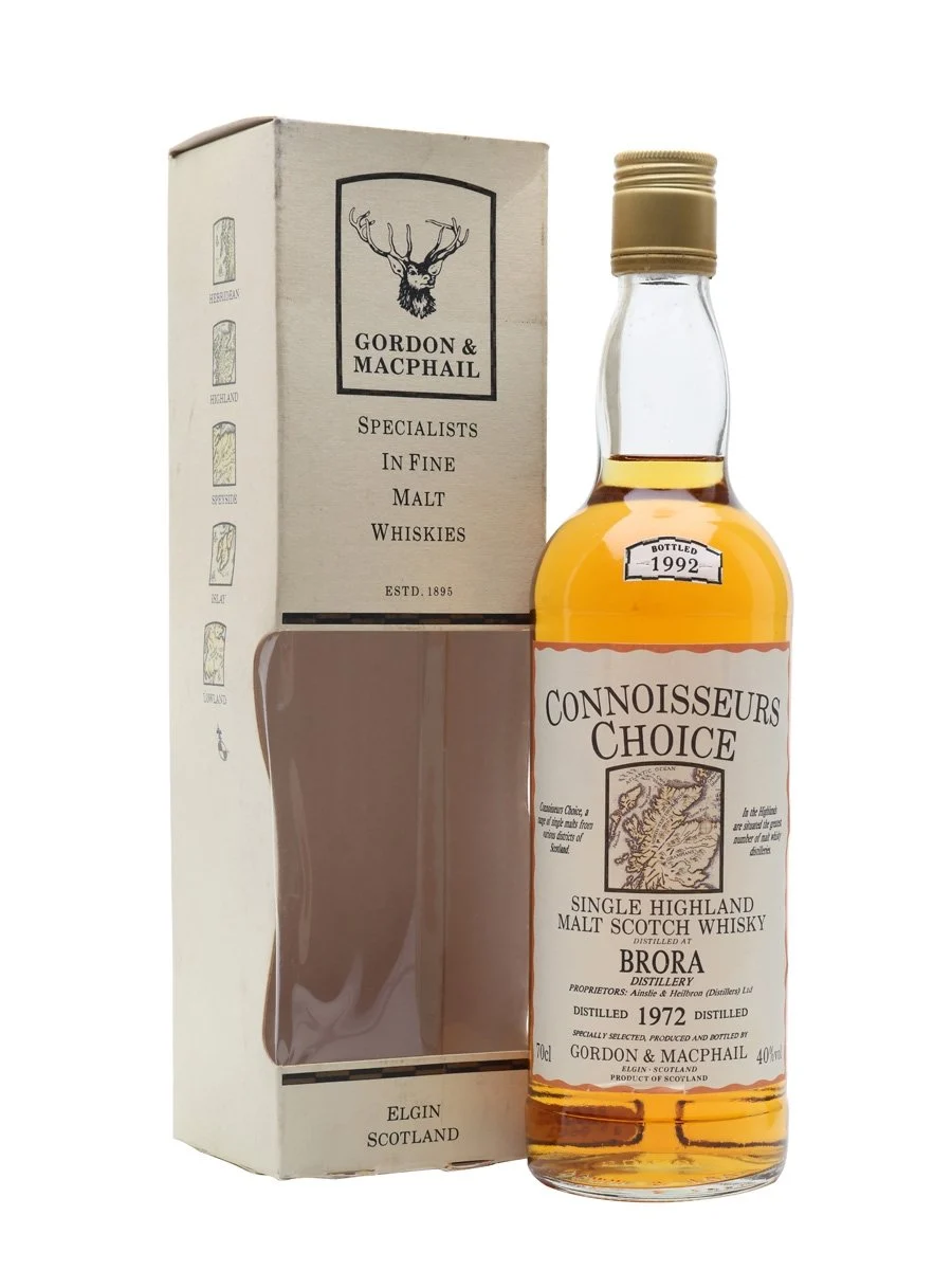 Brora 1972 Bot.1992 Connoisseurs Choice Highland Single Malt Scotch Whisky Gordon & MacPhail | 700ML