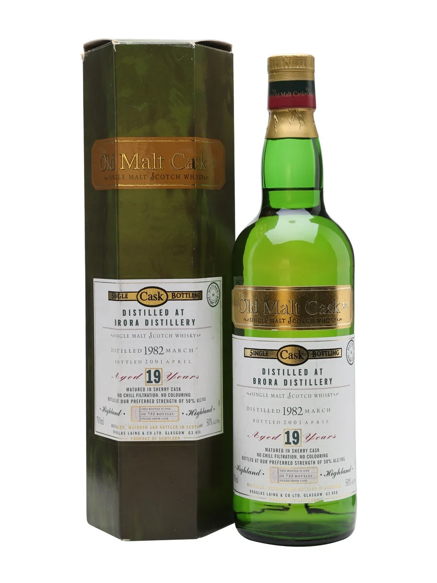 Brora 1982 19 Year Old Old Malt Cask Highland Single Malt Scotch Whisky | 700ML - Whiskey