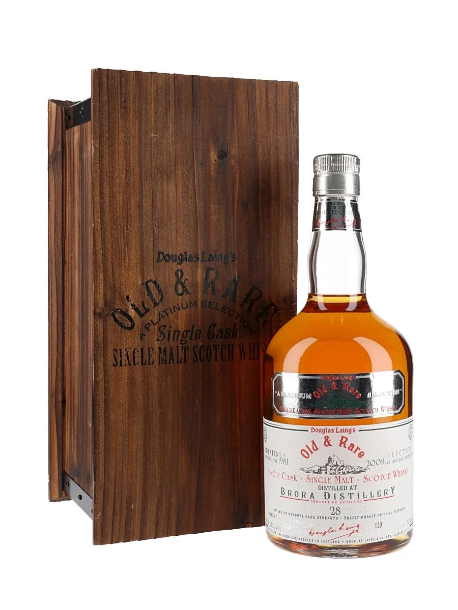 Brora 1981 28 Year Old Sherry Cask Old & Rare Platinum Highland Single Malt Scotch Whisky | 700ML