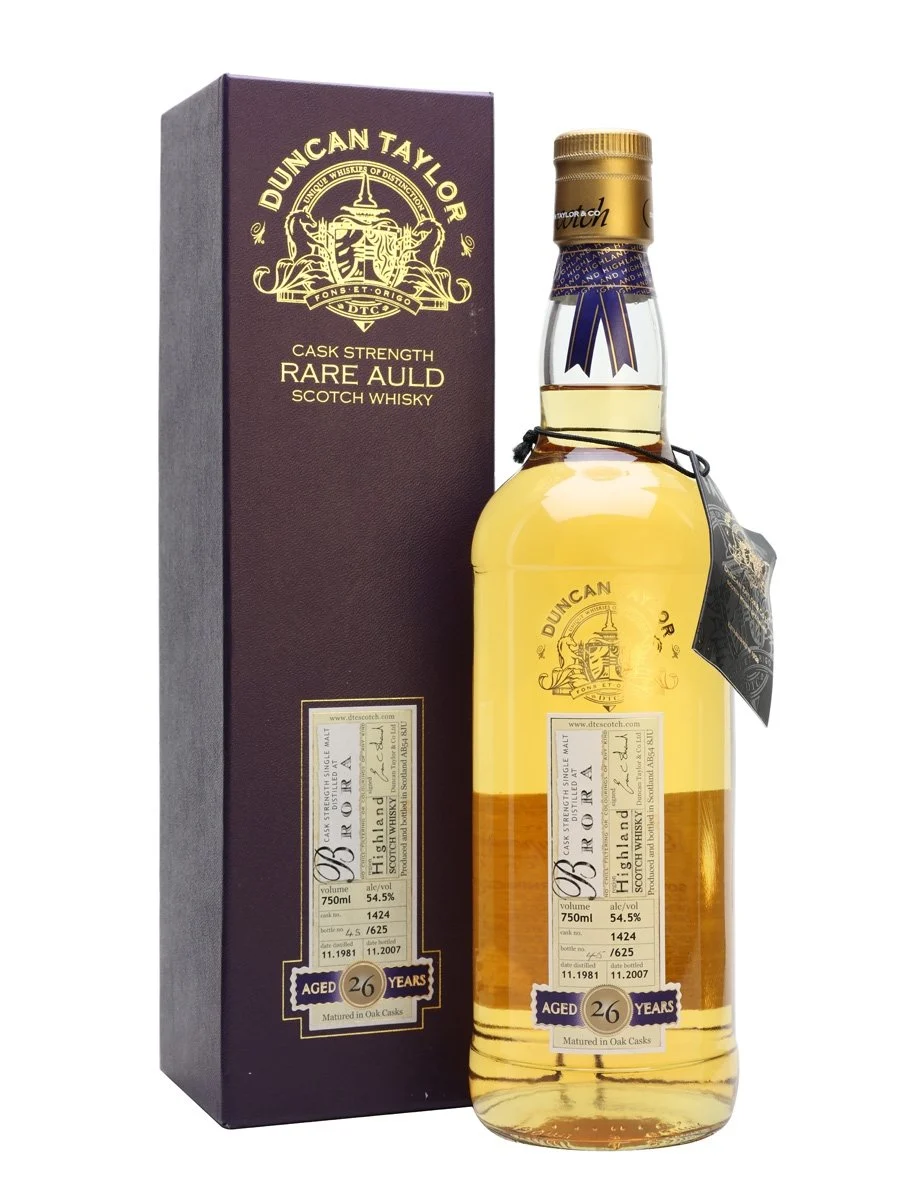 Brora 1981 26 Year Old Duncan Taylor Highland Single Malt Scotch Whisky - Whiskey