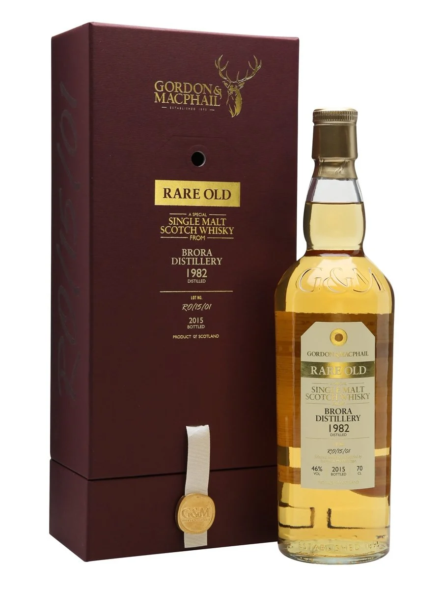 Brora 1982 33 Year Old Rare Old Gordon & MacPhail Highland Single Malt Scotch Whisky | 700ML - Whiskey