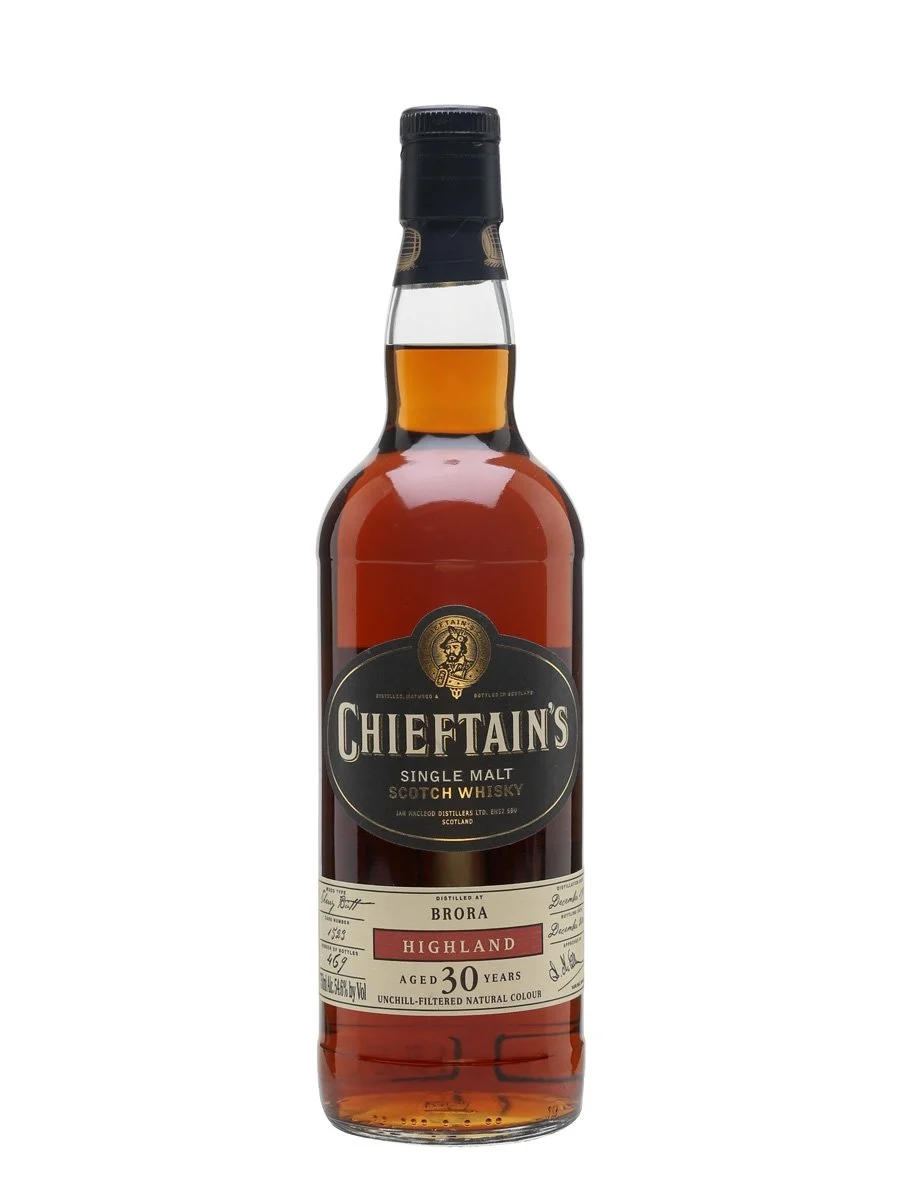 Brora 1981 30 Year Old Sherry Cask Chieftain's Highland Single Malt Scotch Whisky - Whiskey