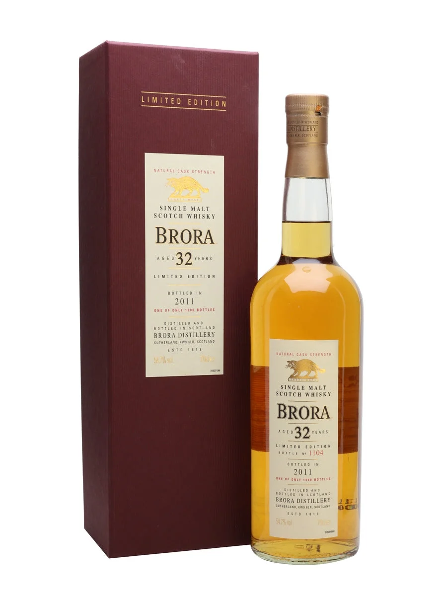 Brora 32 años Décimo lanzamiento Bot.2011 Whisky escocés de malta única Highland | 700ML