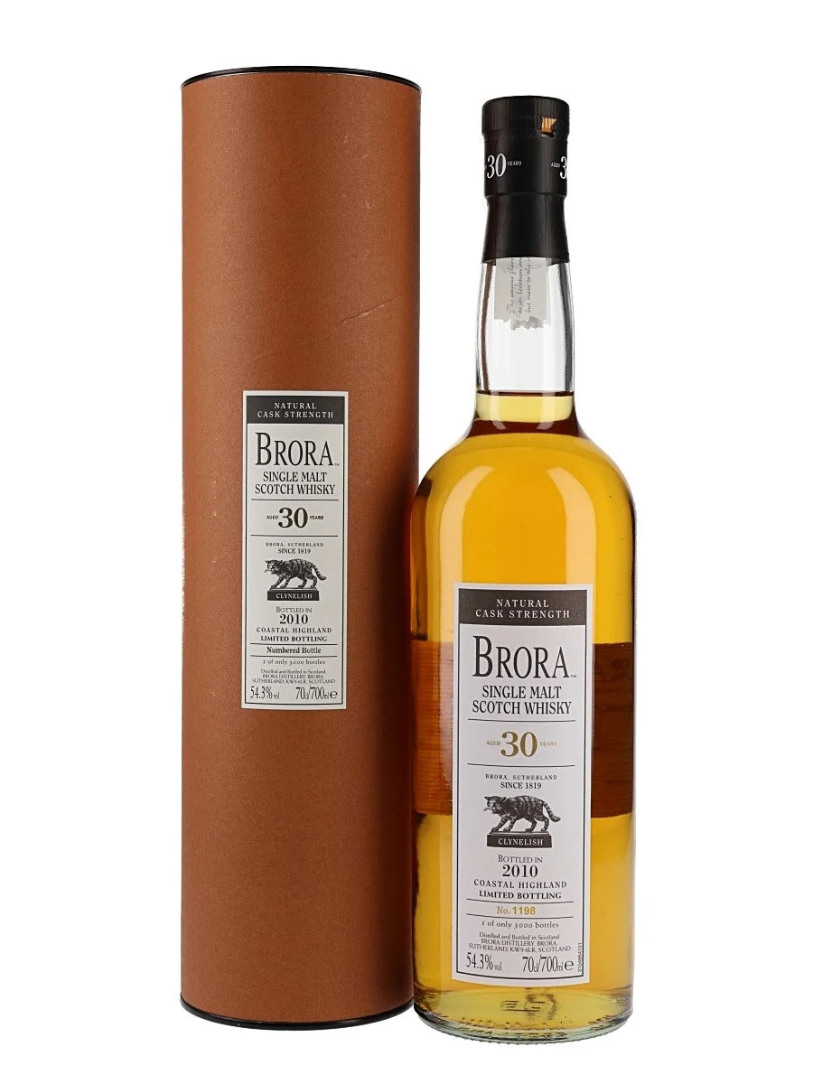 Brora 30 años, noveno lanzamiento Bot.2010 Whisky escocés de pura malta Highland | 700ML