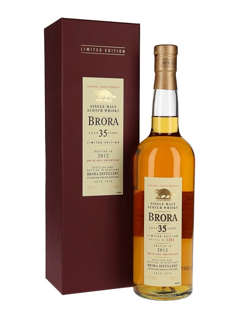 Brora 35 años, 11.º lanzamiento Bot.2012 Whisky escocés de pura malta Highland | 700ML