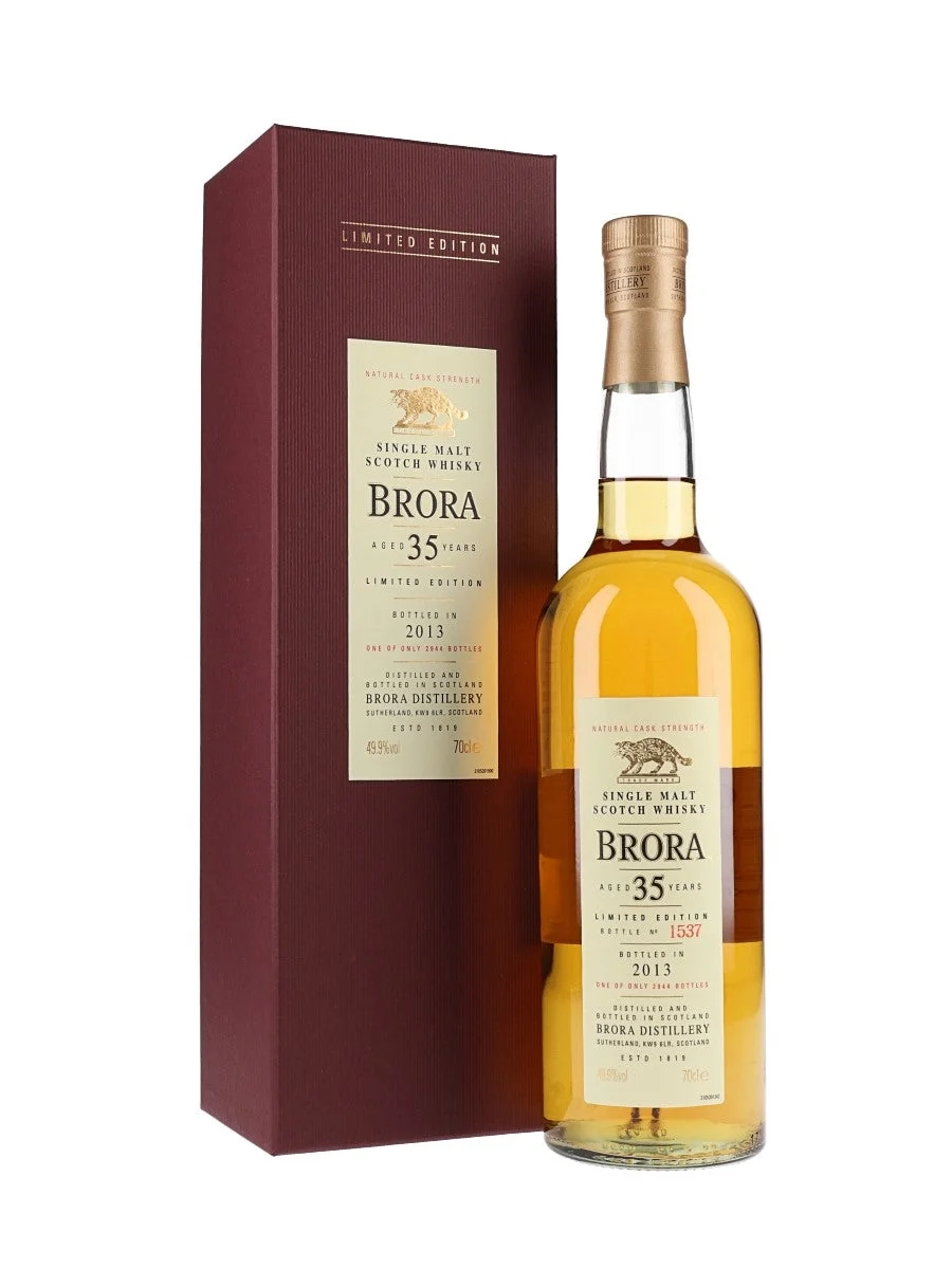 Brora 1977 35 Year Old 12th Release Bot.2013 Highland Single Malt Scotch Whisky | 700ML - Whiskey