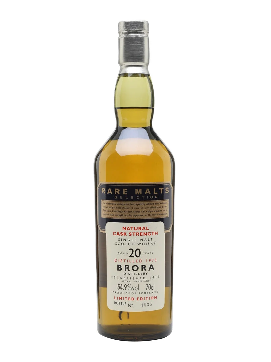 Brora 1975 20 Year Old Rare Malts Highland Single Malt Scotch Whisky | 700ML - Whiskey