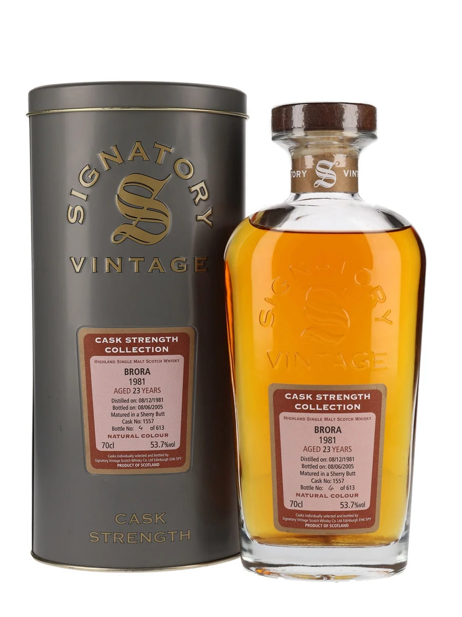 Brora 1981 23 Year Old Sherry Butt Highland Single Malt Scotch Whisky | 700ML - Whiskey