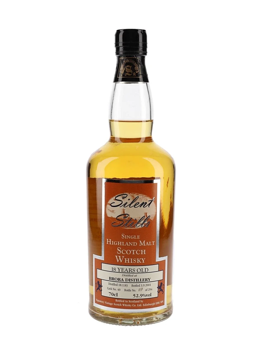 Brora 1983 18 Year Old Silent Stills Cask #40 Highland Single Malt Scotch Whisky | 700ML - Whiskey