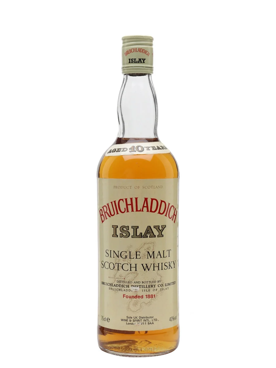 Bruichladdich 10 Year Old Bot.1980s - Whiskey