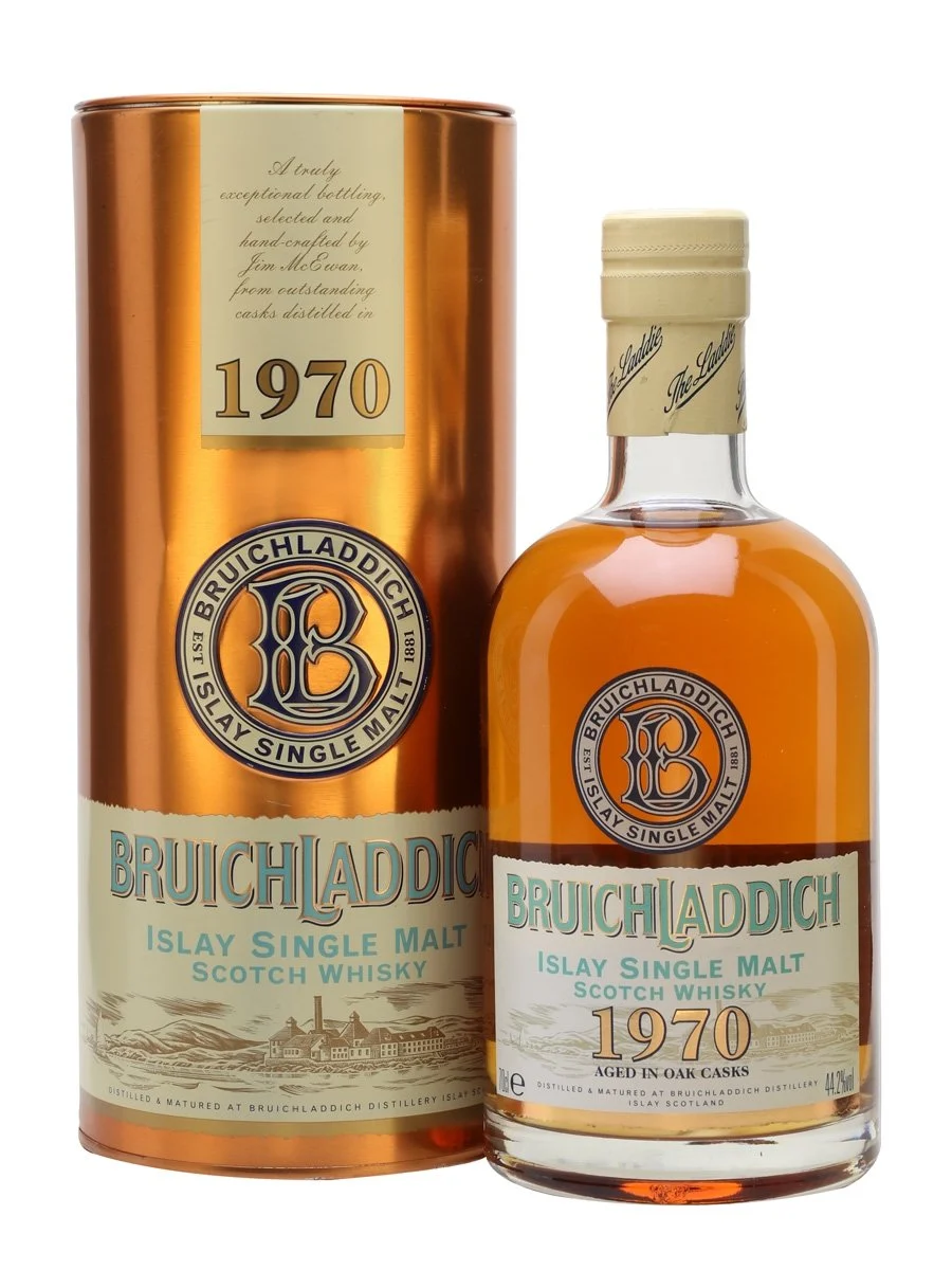 Bruichladdich 1970 Islay whisky escocés de malta única | 700ML