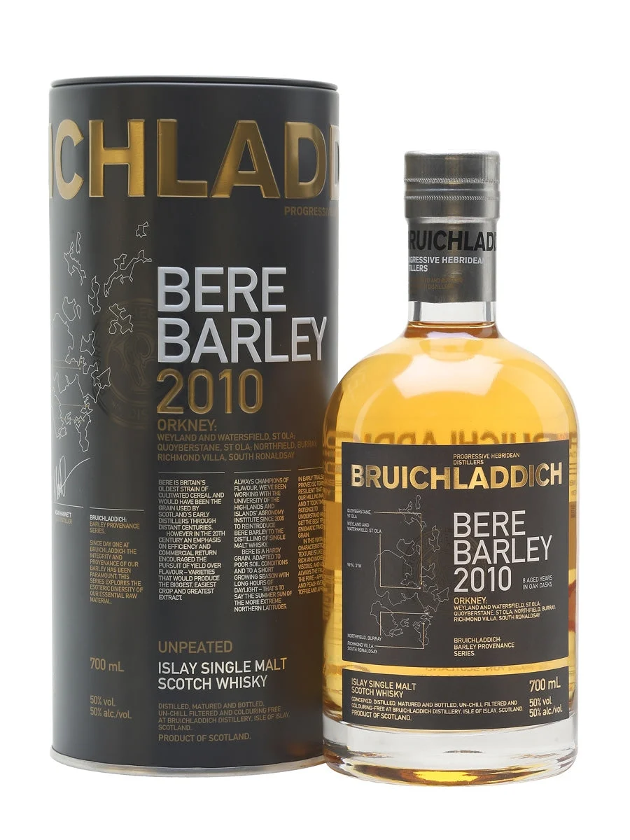 Bruichladdich Bere Barley 2010 Islay Single Malt Scotch Whisky | 700ML - Whiskey