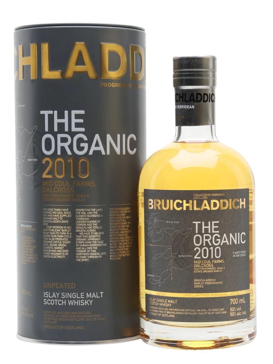 Bruichladdich The Organic 2010 Islay Single Malt Scotch Whisky - Whiskey