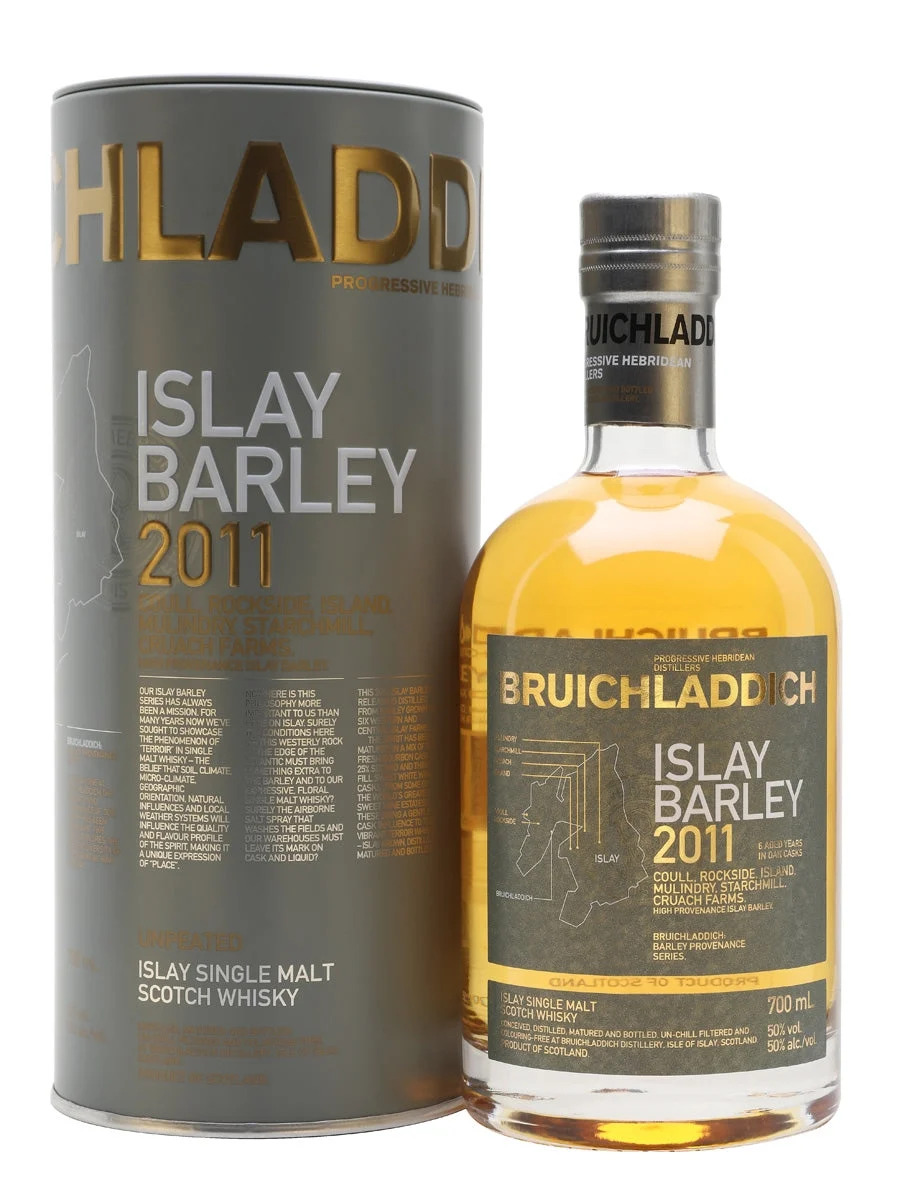 Bruichladdich Islay Cebada 2011 Whisky escocés de pura malta Islay | 700ML