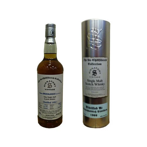 Bruichladdich 20 Year Old Single Malt (Signatory Bottling) Scotch Whisky - Whiskey