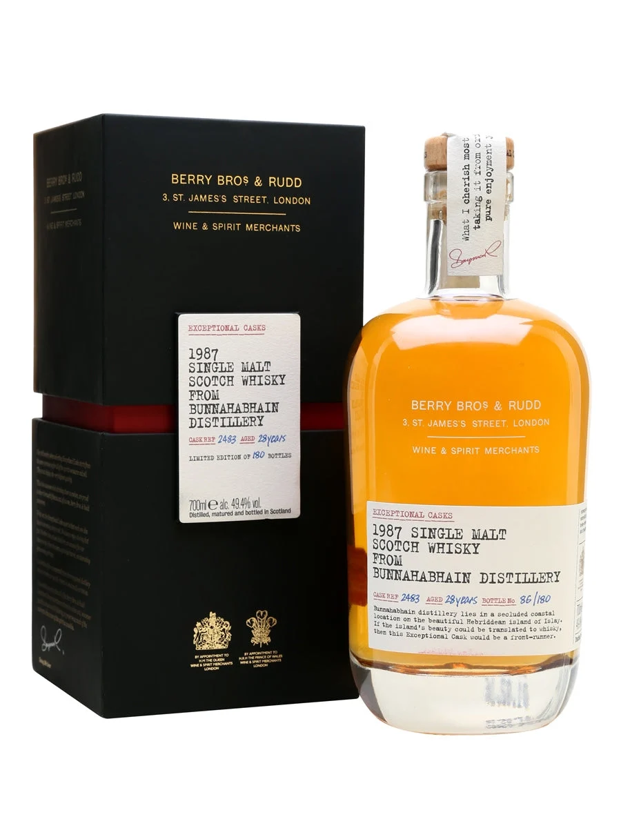 Bunnahabhain 1987 28 Year Old Exceptional Casks Islay Single Malt Scotch Whisky | 700ML - Whiskey