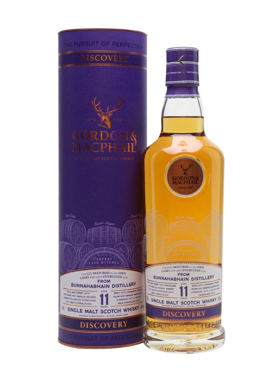 Bunnahabhain 11 Year Old Sherry Gordon & MacPhail Discovery Islay Single Malt Scotch Whisky | 700ML - Whiskey