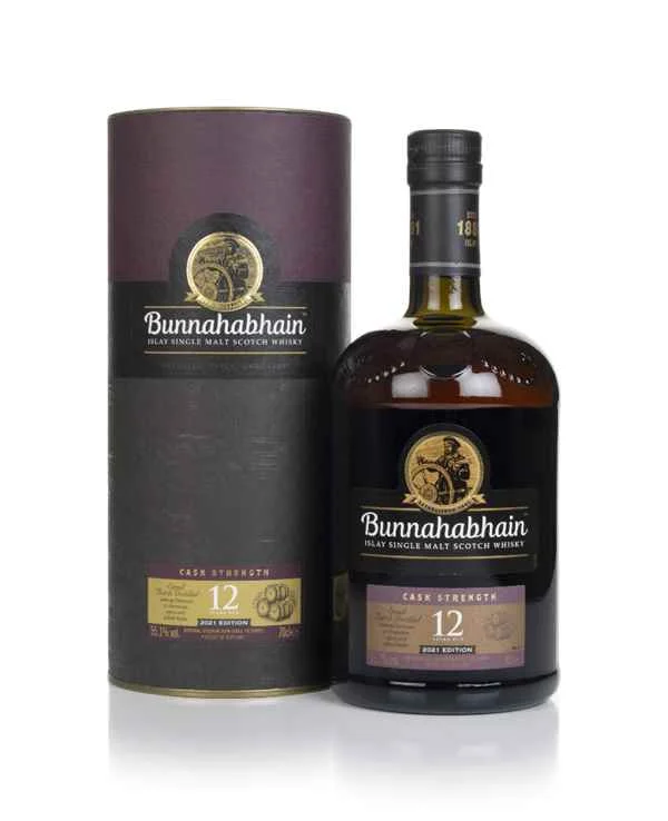 Bunnahabhain 12 años Cask Strength - Whisky edición 2021 | 700ML