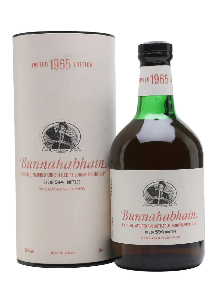 Bunnahabhain 1965 35 Year Old Sherry Cask Islay Single Malt Scotch Whisky | 700ML - Whiskey