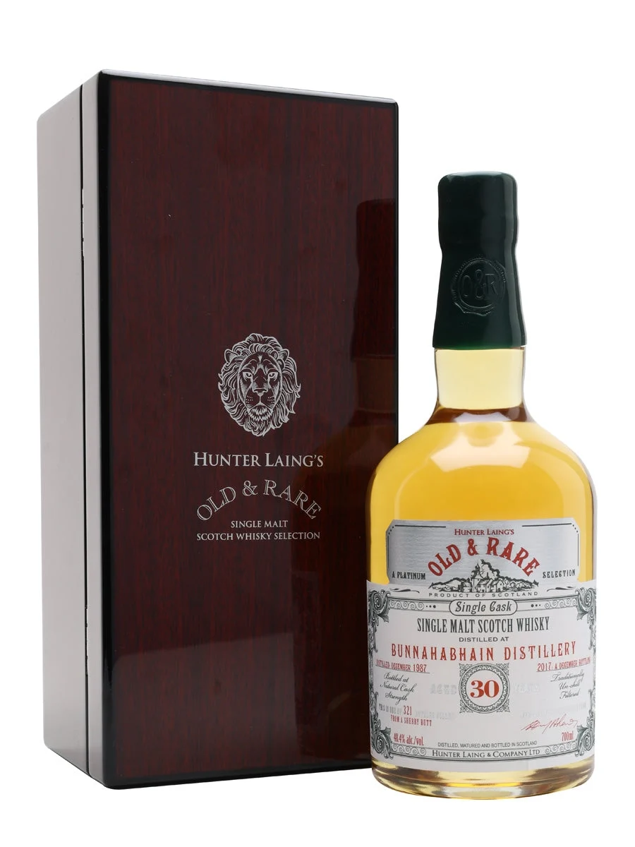Bunnahabhain 1987 30 Year Old Old & Rare Islay Single Malt Scotch Whisky | 700ML - Whiskey