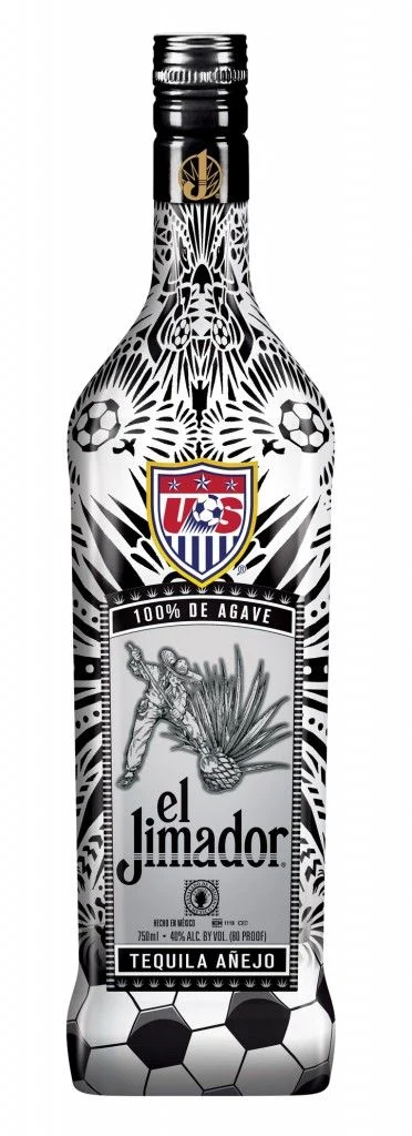 El Jimadore Anejo USA soccer Bottle Tequila