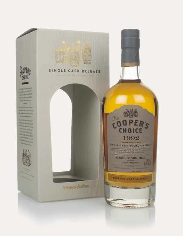 Cameronbridge 28 Year Old 1992 (cask 115061) - The Cooper's Choice (The Vintage Malt Whisky Co) Scotch Whisky | 700ML