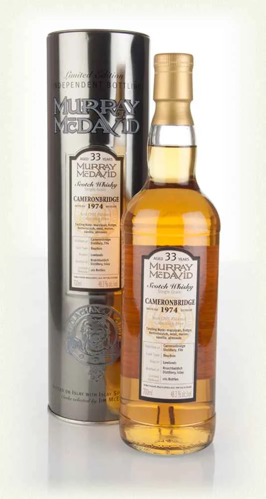 Cameronbridge 33 Year Old 1974 (Murray McDavid) Whisky | 700ML - Whiskey