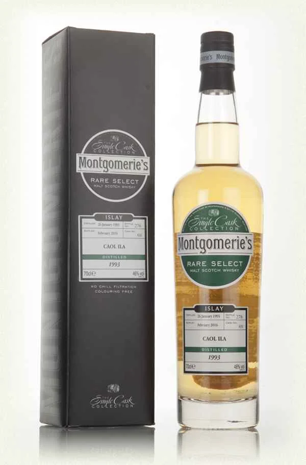Caol Ila 23 Year Old 1993 (cask 631) - Rare Select (Montgomerie's) Whisky | 700ML
