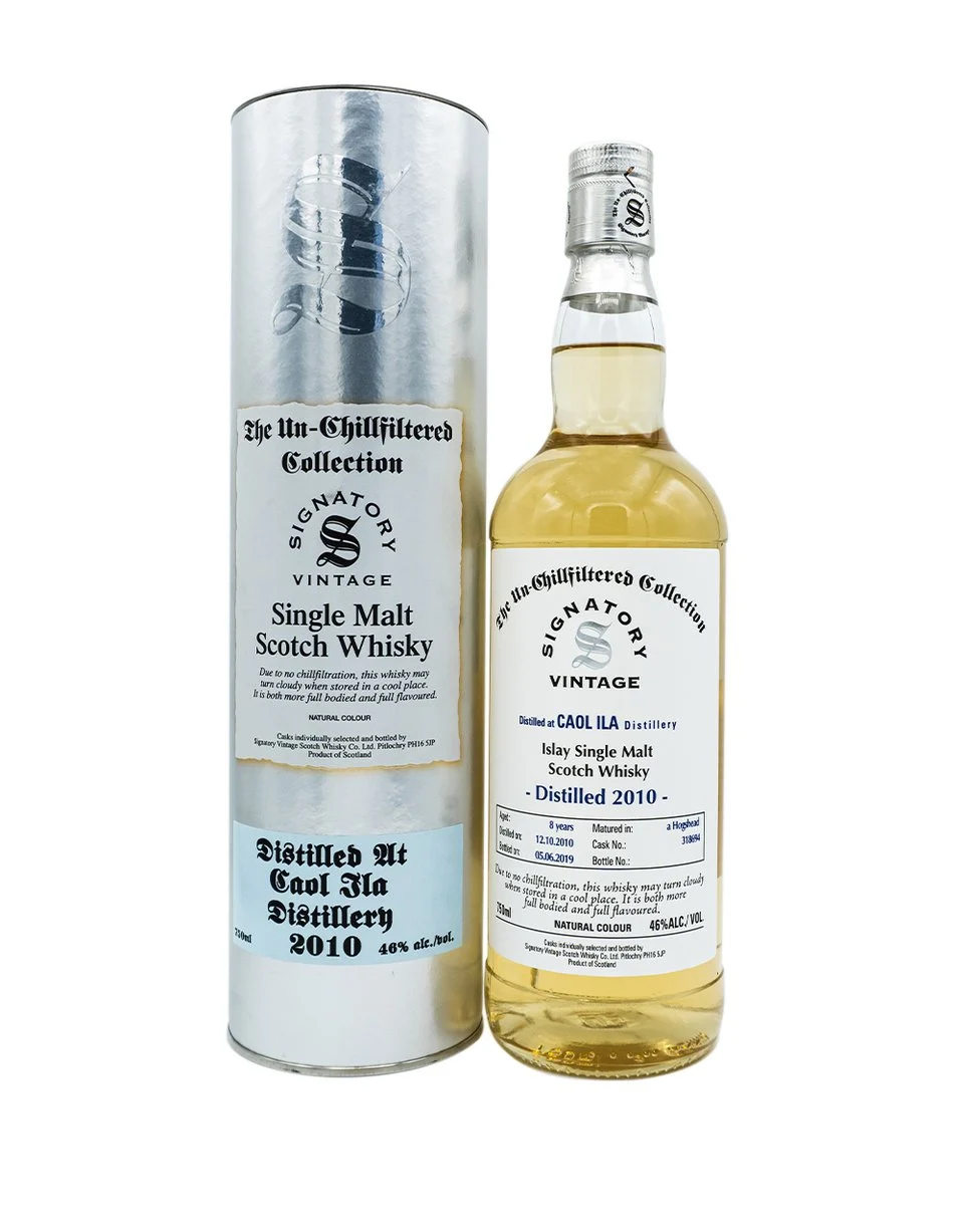 Signatory Single Cask Caol Ila 8 Year Old (Cask #318694) Single Malt Scotch Whisky - Whiskey