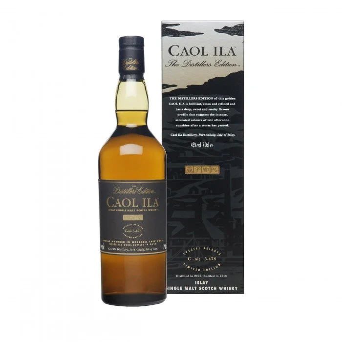 Caol Ila 2004 (bottled 2016) Moscatel Cask Finish Distillers Edition Single Malt Scotch Whisky - Whiskey
