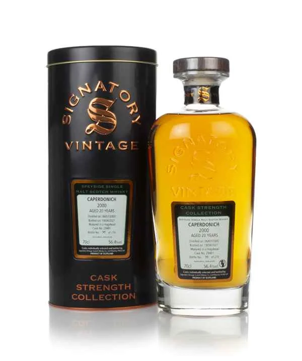 Caperdonich 20 años 2000 (barril 29481) - Colección Cask Strength (Firmante) Whisky escocés | 700ML