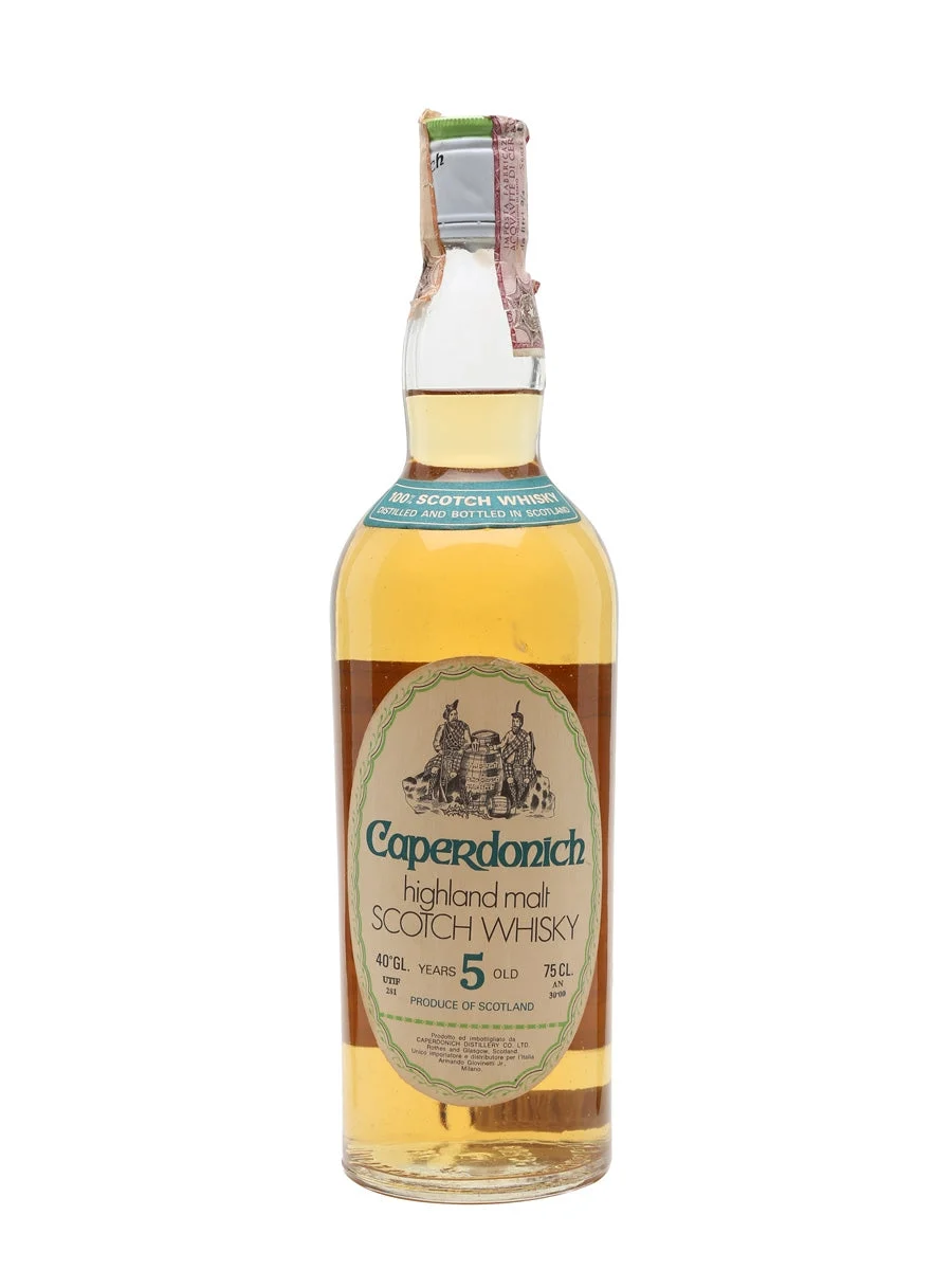 Caperdonich 5 Year OldBot.1970s Speyside Single Malt Scotch Whisky - Whiskey